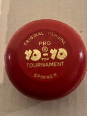 Vintage 1973 Wood Elfverson Pro Top Tournament Yo-Yo made in Swedan
